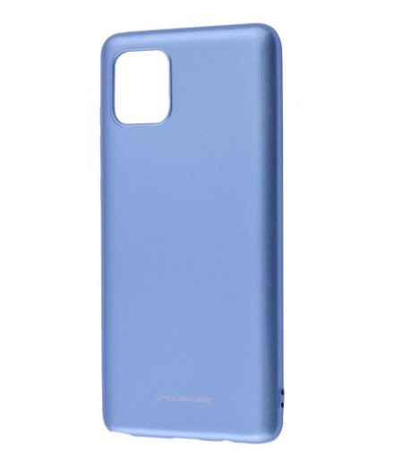 Чехол Molan Cano Glossy Jelly Case Samsung Galaxy Note 10 Lite blue